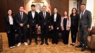 Öztürkler, Üniversite Öğrencileri Derneği heyetini kabul etti