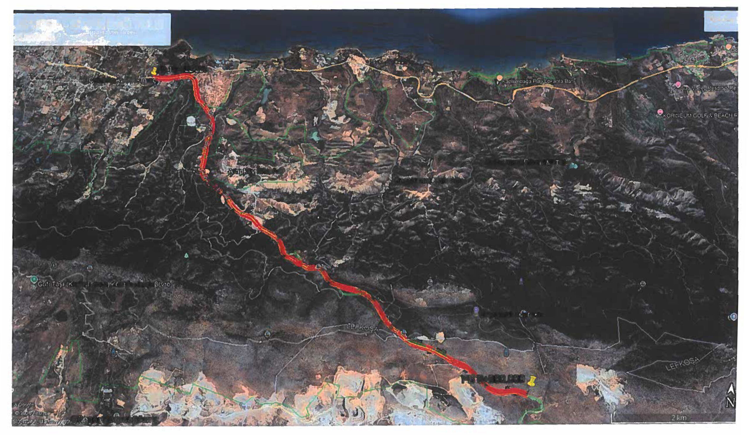 Dağ Yolu’nun bir kısmı trafiğe kapatılacak
