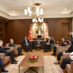 Meclis Başkanı Öztürkler, Türkiye İçişleri Bakanı Çiftçi’yi kabul etti
