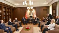 Meclis Başkanı Öztürkler, Türkiye İçişleri Bakanı Çiftçi’yi kabul etti