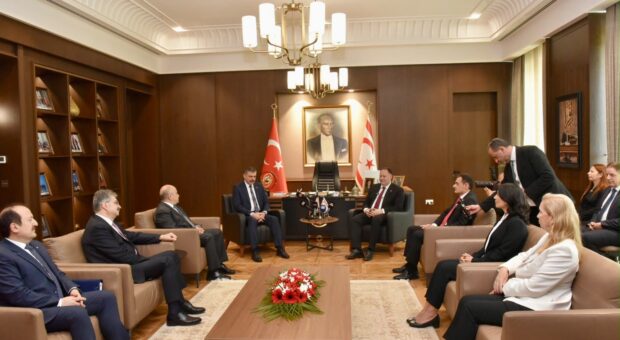Meclis Başkanı Öztürkler, Türkiye İçişleri Bakanı Çiftçi’yi kabul etti