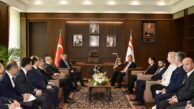 Başbakan Üstel, Türkiye İçişleri Bakanı Çiftçi’yi kabul etti