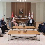 Cumhurbaşkanı Erhürman Türkiye Aile ve Sosyal Hizmetler Bakanı Göktaş’ı kabul etti