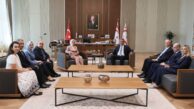 Cumhurbaşkanı Erhürman Türkiye Aile ve Sosyal Hizmetler Bakanı Göktaş’ı kabul etti