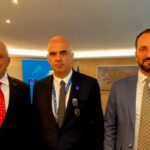 Taçoy ve Candan, Avrupa Konseyi Genel Sekreteri Alain Berset ile bir araya geldi