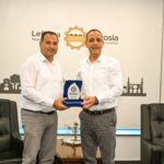 LTB Başkanı Harmancı, KTSYD’ni kabul etti