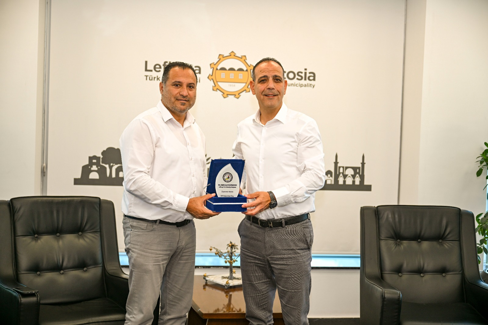 LTB Başkanı Harmancı, KTSYD’ni kabul etti