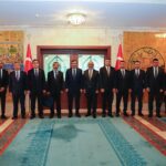 KKTC Üniversite Rektörlerinden Cumhurbaşkanı Yardımcısı Cevdet Yılmaz’a Ziyaret