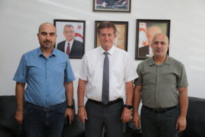 Arıklı KKTC Kickboks ve Muaythai Federasyonu yetkililerini kabul etti