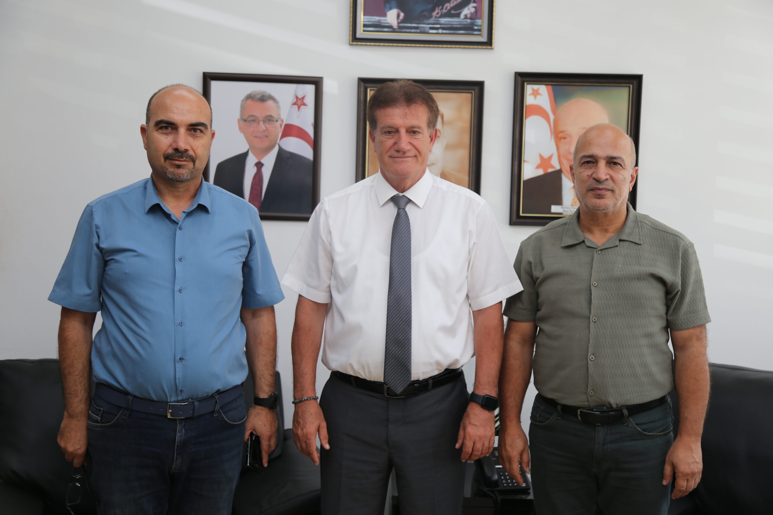 Arıklı KKTC Kickboks ve Muaythai Federasyonu yetkililerini kabul etti