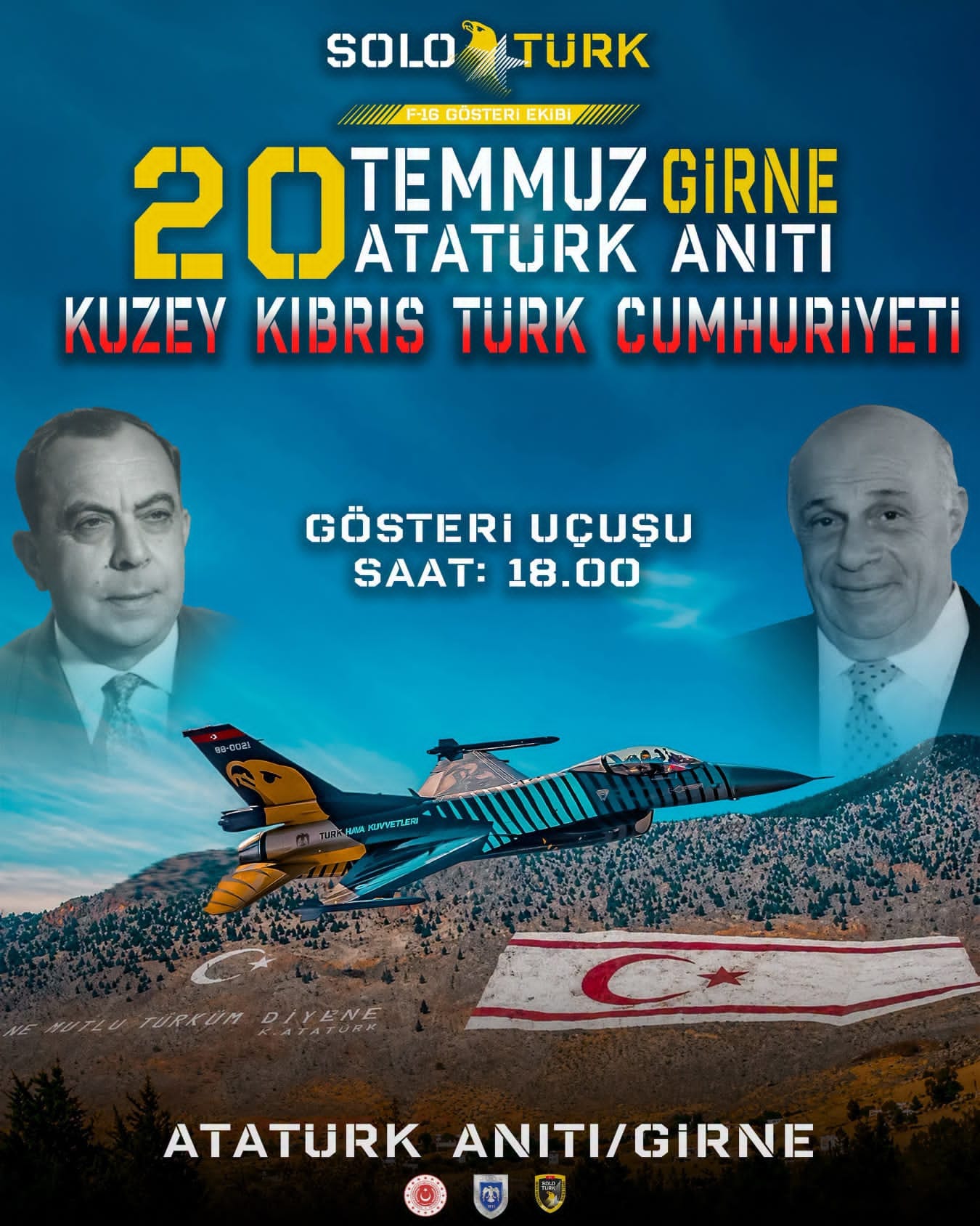 SOLOTÜRK, 20 Temmuz’da gösteri uçuşu yapacak
