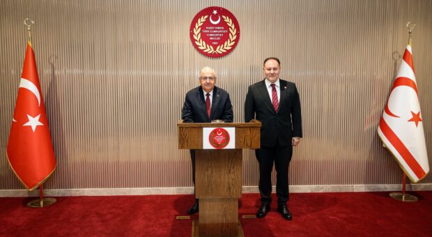 Meclis Başkanı Öztürkler TC Milli Savunma Bakanı Yaşar Güler’i kabul etti