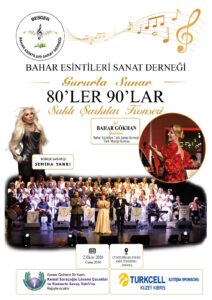 “80’ler 90’lar Saklı Şarkılar Konseri” ertelendi
