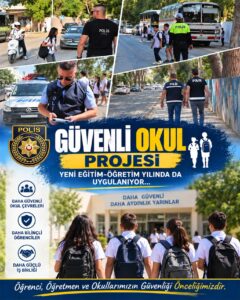 Güvenli Okul Projesi yeni eğitim yılında da devam ediyor