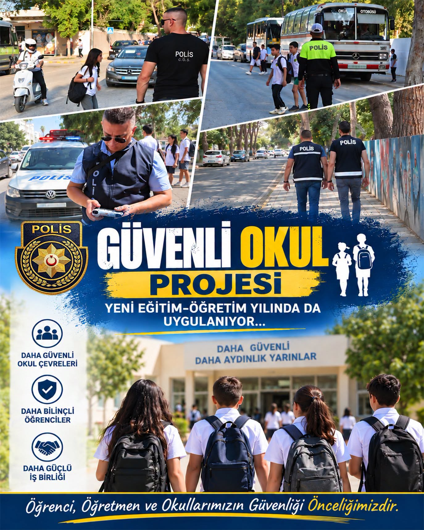 Güvenli Okul Projesi yeni eğitim yılında da devam ediyor