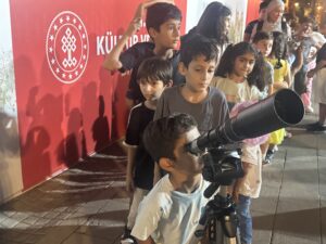 SAMTAY Vakfı, gökyüzü gözlem programı düzenledi
