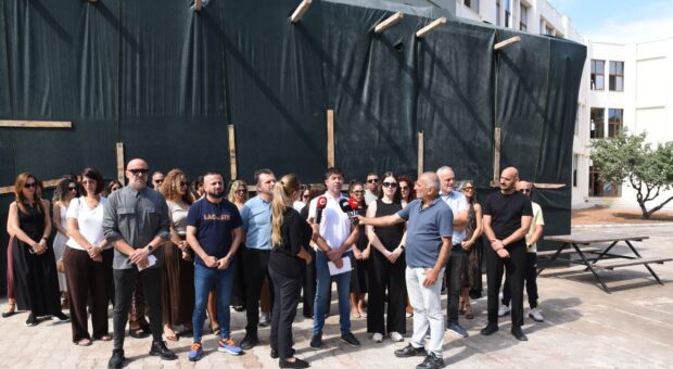 KTOEÖS, Namık Kemal Lisesi’nde basın açıklaması yaptı
