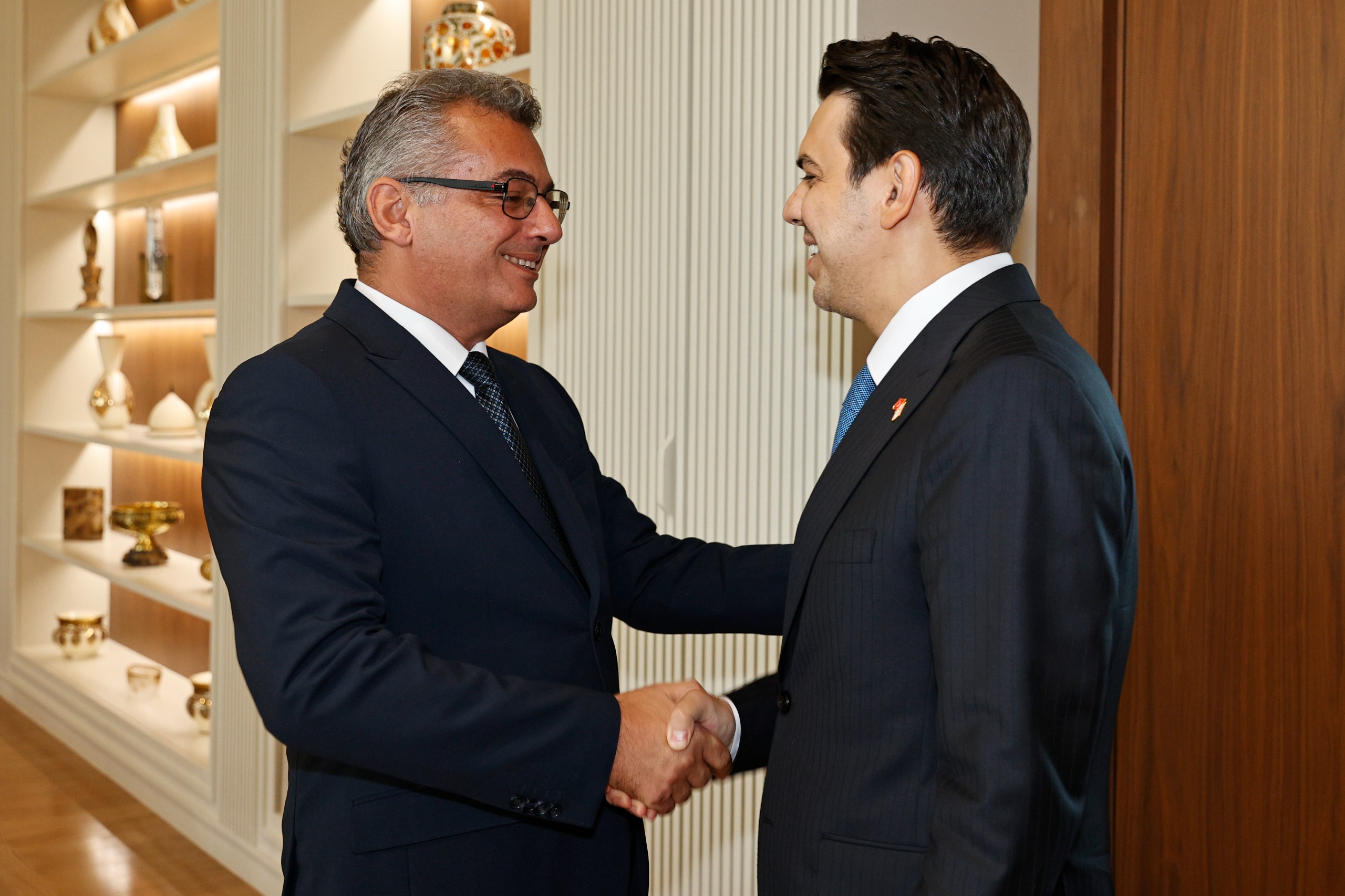 Cumhurbaşkanı Erhürman, TİKA Başkanı Eren ve beraberindeki heyeti kabul etti