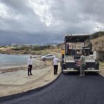 Tatlısu bölgesindeki balıkçı barınağı yolu asfaltlandı