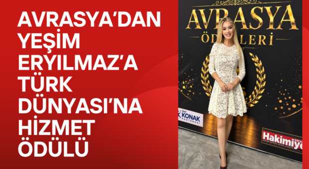 Yeşim Eryılmaz’a Anlamlı Ödül